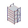 Warehouse Storage Stackable Pallet Shuttle Rack with Beams
