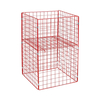 Collapsible Logistics Storage Trolley Supermarket Rolling Container