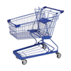 Large Capacity Wire Supermarket Shopping Push Cart