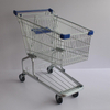 180L German Fashion Gray Scale Supermarket Shopping Cart 
