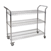 Chrome Commercial 6 Layer Adjustable Steel Wire Shelving Rack