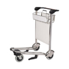 3 Wheels Aluminum Alloy Functional Airport Trolley Cart with Brake